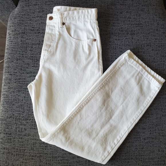Avec Les Filles White High Rise Jeans - Picture 1 of 7